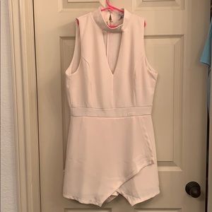 She & Sky off white dressy romper! Brand New!